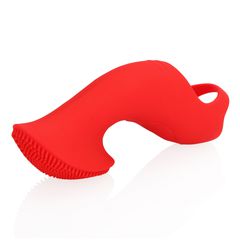 Textured Finger Vibrator - Sunrise Red-thumb-8