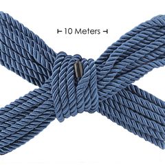 Polyester Bondage Rope 10 m - Navy Blue-thumb-2