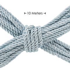 Polyester Bondage Rope 10 m - Powder Blue-thumb-2