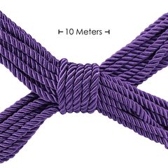 Polyester Bondage Rope 10 m - Purple-thumb-2