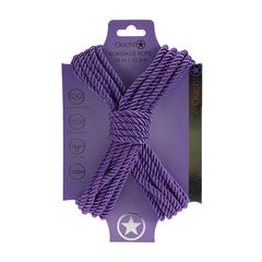 Polyester Bondage Rope 10 m - Purple-thumb-1