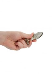 Acrylic Goldchip Butt Plug Set - Silver-thumb-1