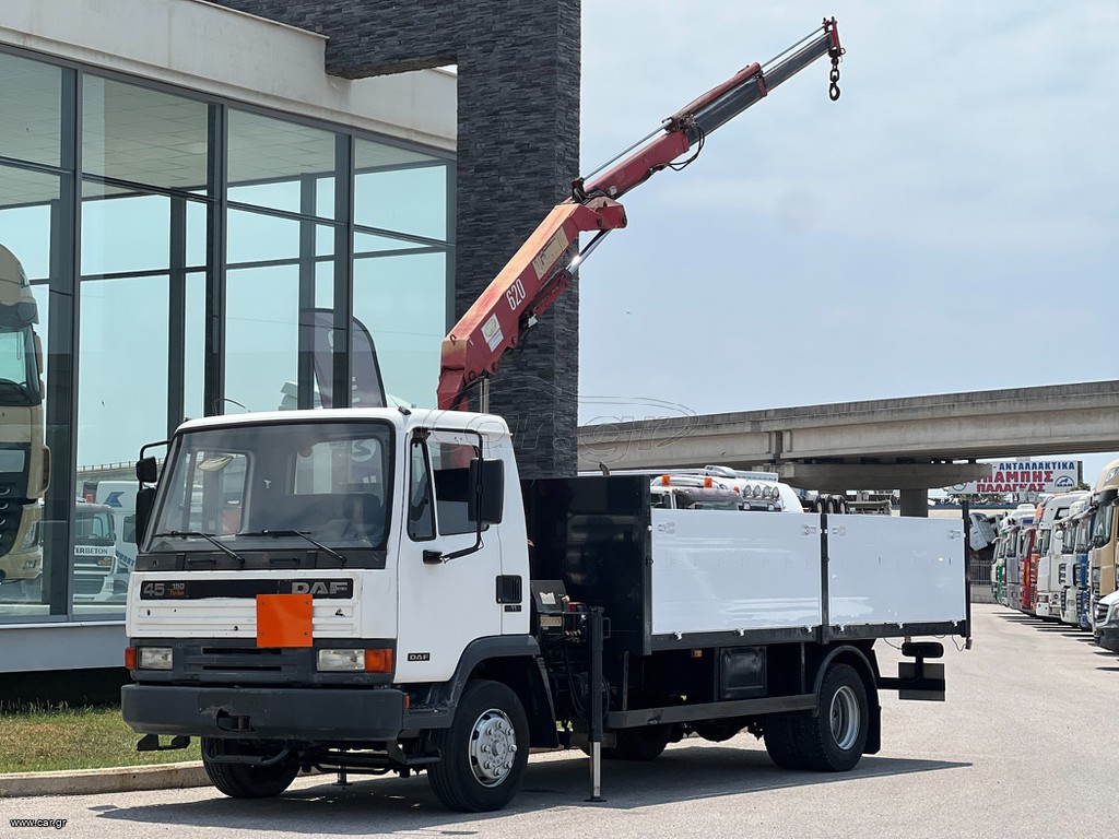 Γερανοί - Φορτηγά Με Γερανό DAF 1995 45.150 ΓΕΡΑΝΟΣ HMF620 ΠΙΝΑΚΙΔΕΣ Ι.Χ.