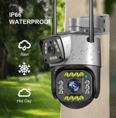 ΚΑΜΕΡΕΣ Top vision Dual Lens PTZ WIFI Camera Outdoor 8MP Dual Screen Auto Tracking