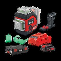 ALC 3/360-G/R 12 Set Αλφάδι Laser Πράσινο 3x360 Μπαταρίας (1x2.5Ah) - ΠΕΡΙΣΤΡΟΦΙΚΑ ΛΕΙΖΕΡ - FLEX (#532278)