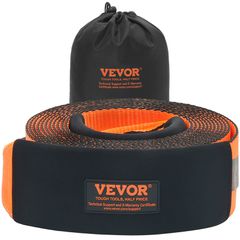 Ιμάντας ρυμούλκησης VEVOR Recovery 4" x 30', 46.500 λίβρες αντοχή σε θραύση, τριπλοί ενισχυμένοι ιμάντες βρόχου, εξοικονόμηση δέντρων, ρυμούλκηση και ανάκτηση εκτός δρόμου, αντίσταση στις καιρικές συν