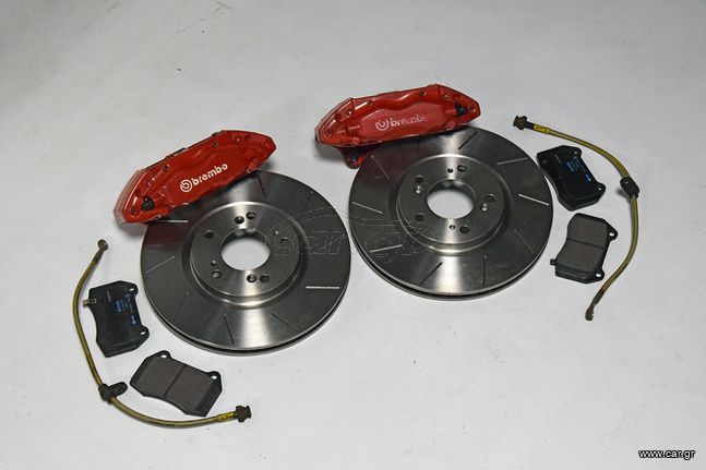 Brembo Honda DC5 4πιστονα κομπλέ κιτ δαγκάνες δισκοι τακάκια σωληνάκια Civic EP3 FN2