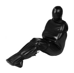 Ouch Body Bag with Nylon Straps - Black-thumb-7