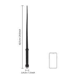 Ouch Silicone Tail Whip - Black-thumb-4