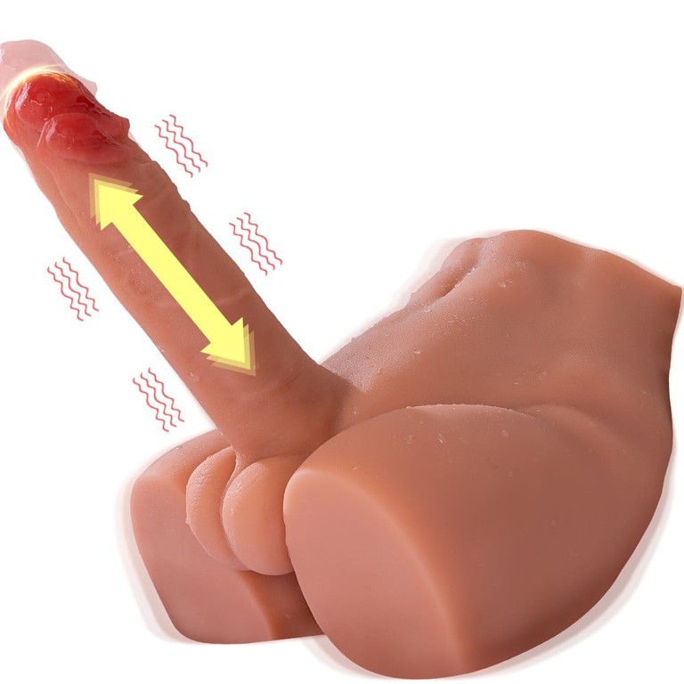 Peel Ass Masturbator and Dildo Thrusting