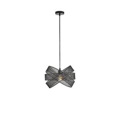 ΦΩΤΙΣΤΙΚΟ ΚΡΕΜΑΣΤΟ ΜΕΤΑΛΛΟ 1XE27  MAX 40W 350X350X1270mm ΜΑΥΡΟ ARTE ILLUMINA OGGI