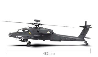 Helicopters 2025 AH-64D Apache RC Helicopter / GPS 3D6G Dual Axis Gyro Brushl