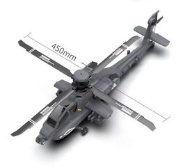 Ελικόπτερα 2025 AH-64D Apache RC Helicopter / GPS 3D6G Dual Axis Gyro Brushl-thumb-3