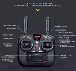 Ελικόπτερα 2025 AH-64D Apache RC Helicopter / GPS 3D6G Dual Axis Gyro Brushl-thumb-7