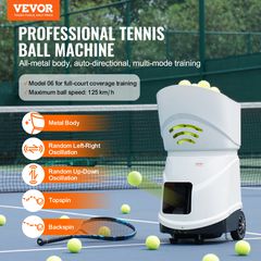 VEVOR Tennis Ball Machine Automatic Portable Ball Launcher Training Practice-thumb-1