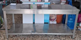 INOX ΠΑΓΚΟΣ ΤΡΑΠΈΖΙ ΕΡΓΑΣΊΑΣ 1,90x70cm