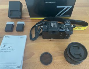 Nikon Z50 με φακό NIKKOR Z DX 16-50mm VR – Άριστη mirorrless WiFi camera με κουτί!