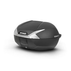 Βαλιτσάκι SHAD SH47/D0B47106 Μαύρο με Λευκό Κρύσταλλο και Βάση