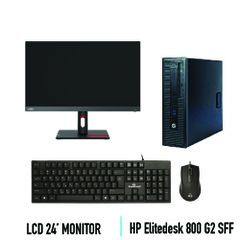 Σετ HP Elitedesk 800 G2 SFF & Monitor 24″ & SET Keyboard/Mouse | |