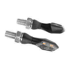 ΦΛΑΣ MOTO NIX 12V LED SMD 42x13mm ΜΑΥΡΟ LAMPA - 2 τεμ.