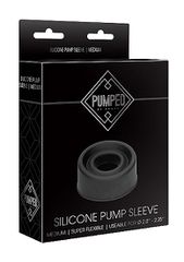 Pumped Silicone Pump Sleeve Medium - Black