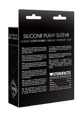 Pumped Silicone Pump Sleeve Medium - Black-thumb-1