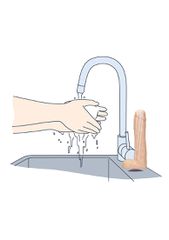 Dicky Soap With Balls - Cum Covered - Brown