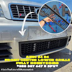 Audi S4 B6 Εμπρός Κάτω Κεντρική Γρίλια – Custom Full Honeycomb Σχεδίαση
