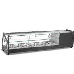 Βιτρίνα επιδαπέδια ψυχόμενη (148,5*39,5*37,5 – 6 x GN1/3) (Κ1036)