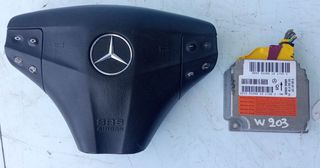 AIRBAGS ΑΕΡΟΣΑΚΟΣ ΤΙΜΟΝΙΟΥ MERCEDES C CLASS W203