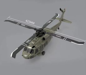 Ελικόπτερα 2025 F09 Black Hawk RC Helicopter  2.4GHz-thumb-1