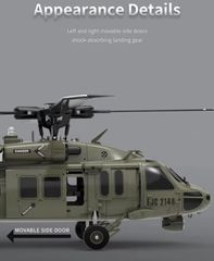 Ελικόπτερα 2025 F09 Black Hawk RC Helicopter  2.4GHz-thumb-7