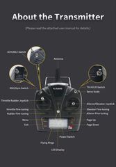 Ελικόπτερα 2025 F09 Black Hawk RC Helicopter  2.4GHz-thumb-8