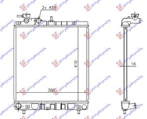 Ψυγείο Νερού 1.1 Βενζίνη & / - A/C (410x395) (25310-05900) για HYUNDAI ATOS PRIME 03-07