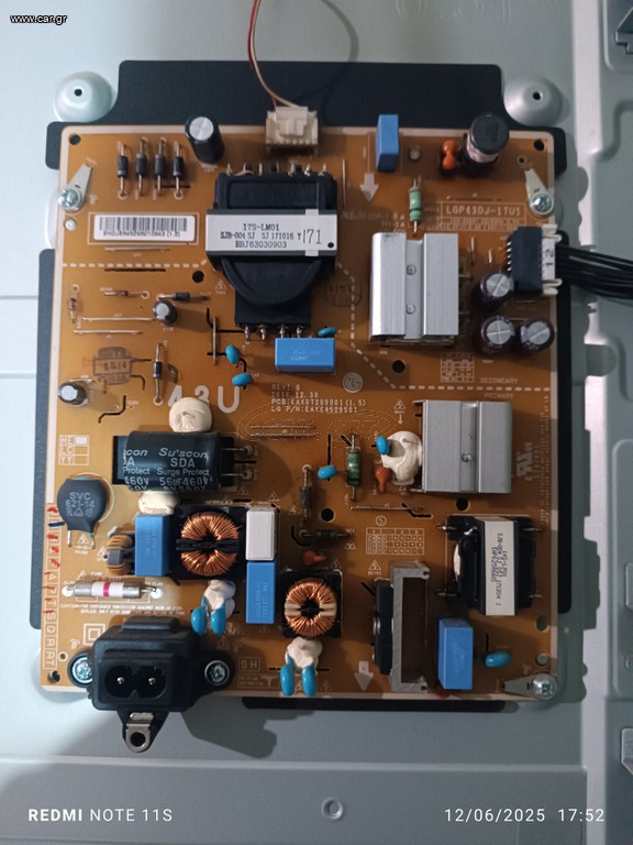 Power Board LG 43UJ634V