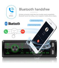 1DIN Ράδιο Αυτοκίνητου με Κουμπιά αφής & Bluetooth – MP3 Player με AUX/USB/SD – 60W