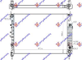 Ψυγείο Νερού 2.2 Tdci Αυτοματό Πετρέλαιο (670x500x34) (4818254)   για CHEVROLET CAPTIVA 07-12