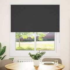 Roller Blind Blackout Μαύρο 130x175 cm Πλάτος υφάσματος 126,6cm