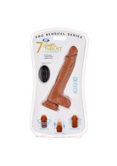 Pro Sensual Swirl Thrust Dildo 7" - 18cm-thumb-3