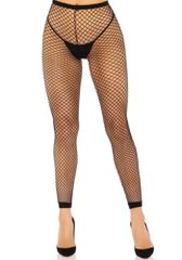 Leg Avenue Industrial Net footless tights - Black O/S