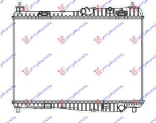 Ψυγείο Νερού 1.4 Βενζίνη Μηχανικό & / - A/C (560x355) MAHLE BEHR  (1516267)   για FORD B-MAX 12-