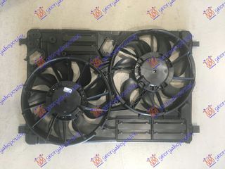 Βεντιλατέρ Ψυγείου Κομπλέ (Διπλό) 1.5 Ecoboost Βενζίνη - 2.0 Tdci Πετρέλαιο (2 & 2 Pin) (EJ738C607AF) για FORD KUGA 16-20