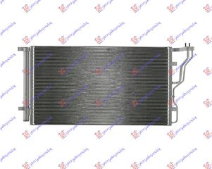 Ψυγείο A/C 1.6 - 2.0i16v (670x378x16)  (97606-3Z200)   για HYUNDAI i40 11-