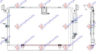 Ψυγείο A/C 3.0 (rx300) Βενζίνη (680x400x16) (8845048010) για LEXUS RX 300 97-03