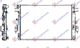 Ψυγείο Νερού 2.3 Dci Πετρέλαιο Μηχανικό (720x490) KOYO (214104JM0A) για NISSAN P/U (D23) NAVARA NP300 2WD-4WD 15-