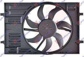 Βεντιλατέρ (Μοτέρ & φτερωτη) (445 mm) (310w) (4pin) (5Q0959455F) για SKODA OCTAVIA 6 13-17