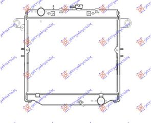 Ψυγείο Νερού 4.2td Πετρέλαιο & / - A/C Μηχανικό (510x690) (1640017380) για TOYOTA LAND CRUISER (J10) 98-