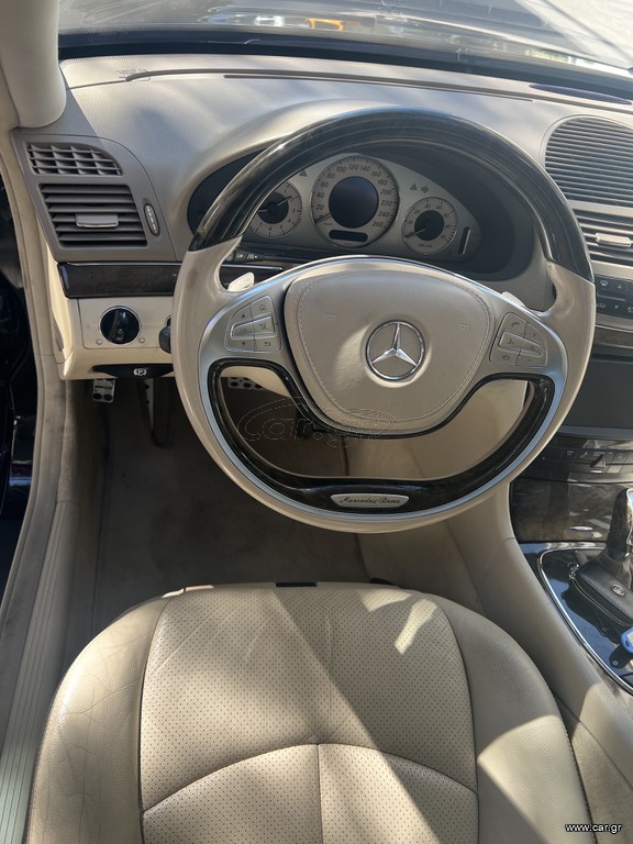 Mercedes w211 w219 w221 w164 μπεζ δερμάτινο nappa τιμονι  με αεροσακο + αλλαγες ταχυτήτων πίσω από το τιμονι