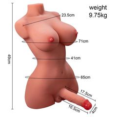 Mistress Hermosa shemale Masturbator Thrusting Dildo Torso-thumb-8