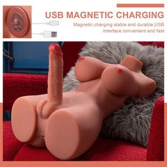 Mistress Hermosa shemale Masturbator Thrusting Dildo Torso-thumb-12
